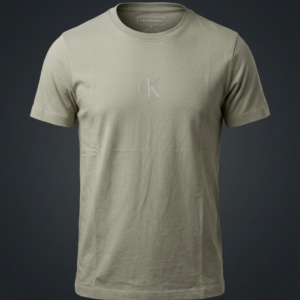Camiseta CK malha algodão estonada